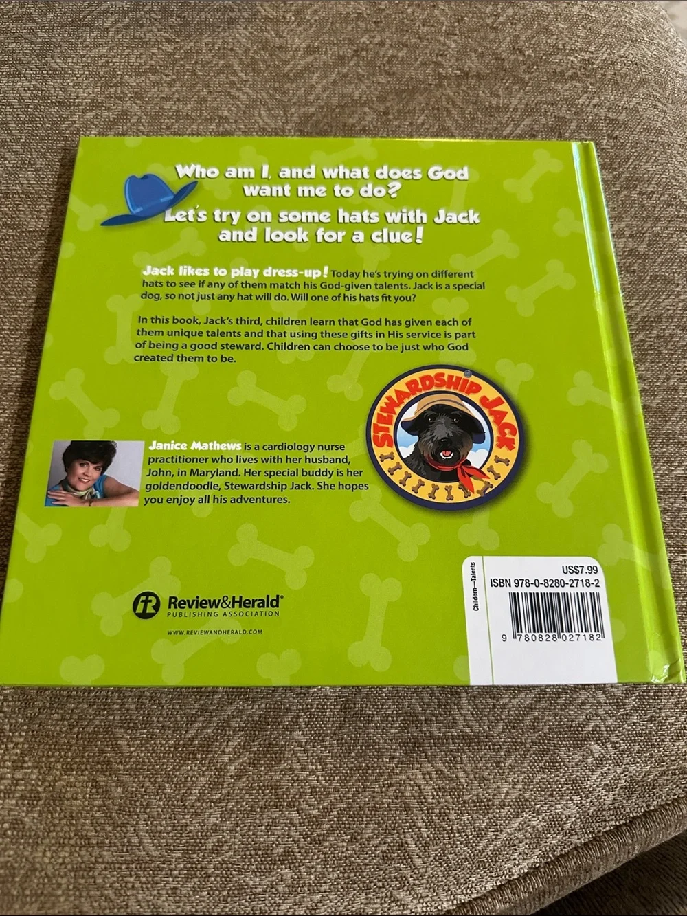 Signed Jack’s Hats by Janice Mathews Stewardship Jack Series Book 3 Hardcover